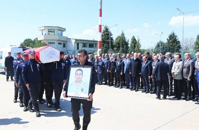 Şehit memur Bursa'dan Ağrı'ya uğurlandı