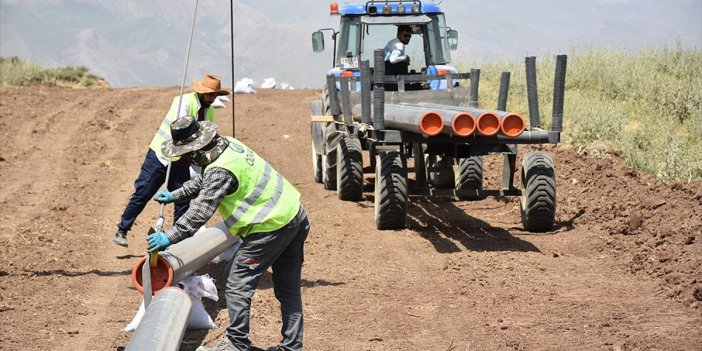 Yüksekova'ya doğal gaz hattı döşenmeye başlandı