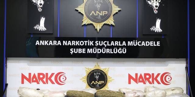 Ankara'da bir tırda 50 kilogram uyuşturucu ele geçirildi