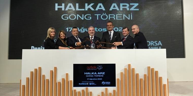 Borsa İstanbul'da gong Aztek Teknoloji için çaldı