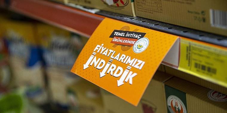 Tarım Kredi indiriminden sonra marketlerde sarı etiketler çoğalıyor