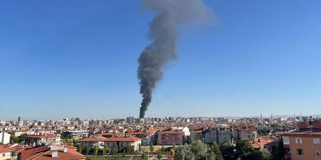 Konya'da şeker fabrikasında çıkan yangın söndürüldü