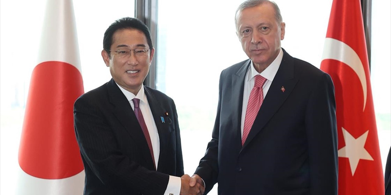 Cumhurbaşkanı Erdoğan Japonya Başbakanı Kişida'yı kabul etti