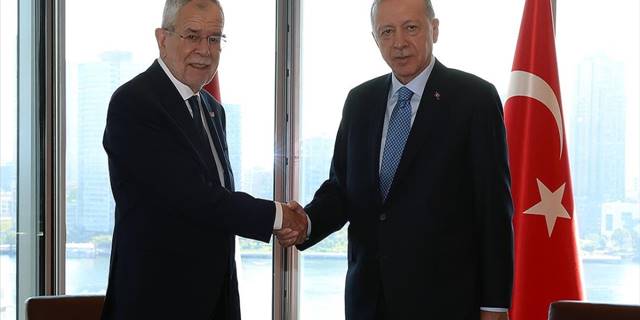 Cumhurbaşkanı Erdoğan, Avusturya Cumhurbaşkanı Van der Bellen ile bir araya geldi