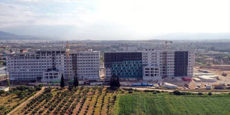 Aydın Şehir Hastanesi inşaatının yüzde 65'i tamamlandı