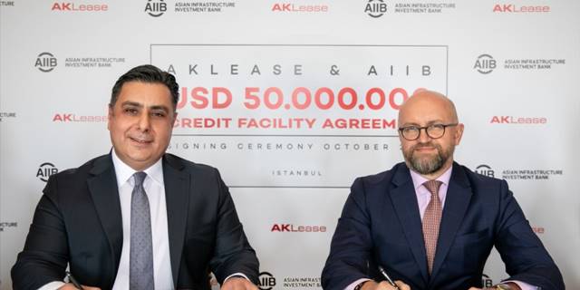 AKLease, AIIB ile 50 milyon dolarlık kredi anlaşması imzaladı