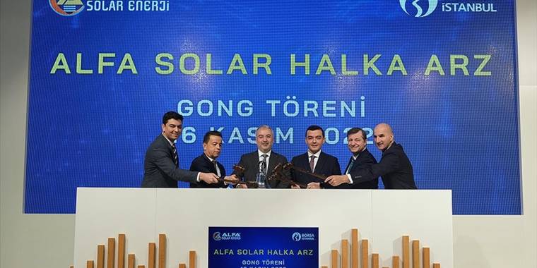 Borsa İstanbul’da gong Alfa Solar için çaldı