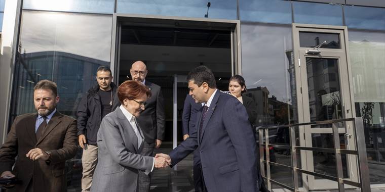 DP Genel Başkanı Uysal, İYİ Parti Genel Başkanı Akşener ile görüştü