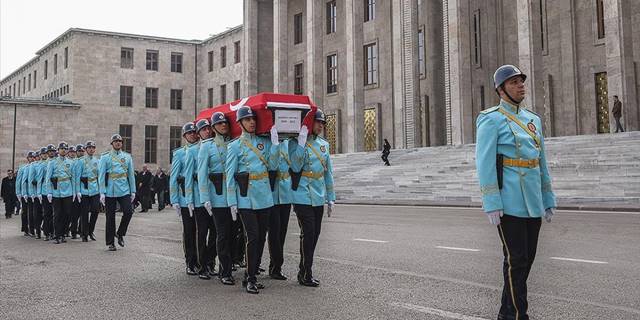 Eski milletvekili Mehmet Sönmez için TBMM'de cenaze töreni düzenlendi