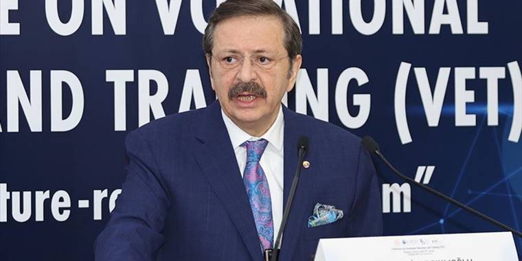 TOBB Başkanı Hisarcıklıoğlu: Özel sektör olmadan mesleki eğitim, mesleki eğitim olmadan özel sektör olmaz