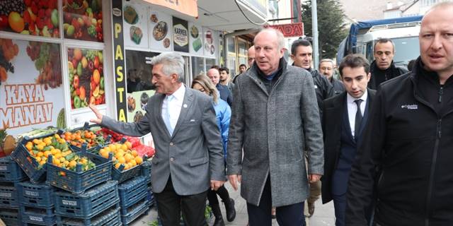 Muharrem İnce, Kayseri'de esnaf ziyaretinde bulundu