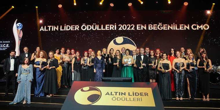 Türkiye'nin "En Beğenilen CMO Altın Liderleri" ödüllerine kavuştu