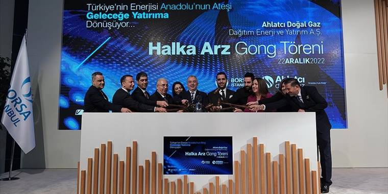 Borsa İstanbul'da gong Ahlatcı Doğal Gaz için çaldı