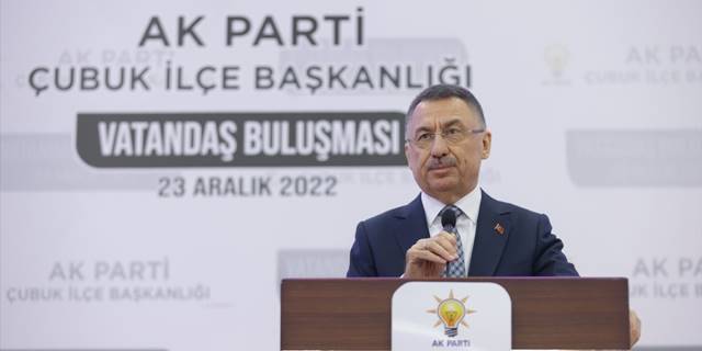 Cumhurbaşkanı Yardımcısı Oktay, Çubuk'ta vatandaşlarla buluştu: