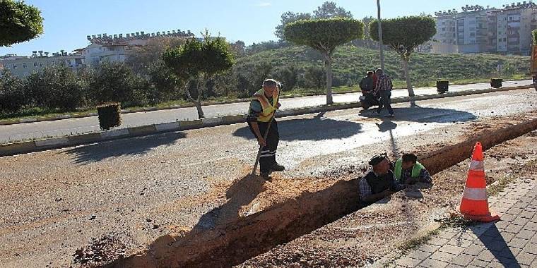 Manavgat Sarılar'da içme suyu çalışmalarında sona gelindi