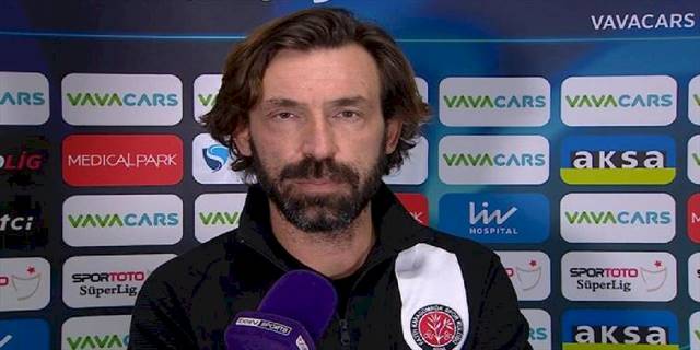 Pirlo: 'Maalesef 3 puanı kaçırdık...'