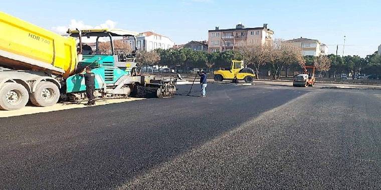 Derince Sağlıklı Yaşam Parkında otopark asfaltlandı