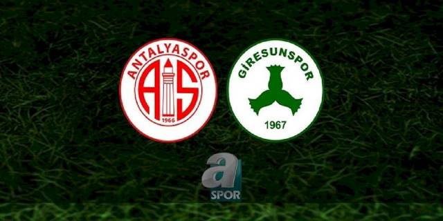 Antalyaspor - Giresunspor | CANLI (Antalyaspor - Giresunspor maçı canlı anlatım)