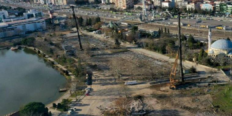 İzmit'in Millet Bahçesi'nde hummalı çalışma