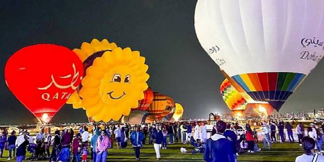 Katar Balon Festivali 2023 Görselleri