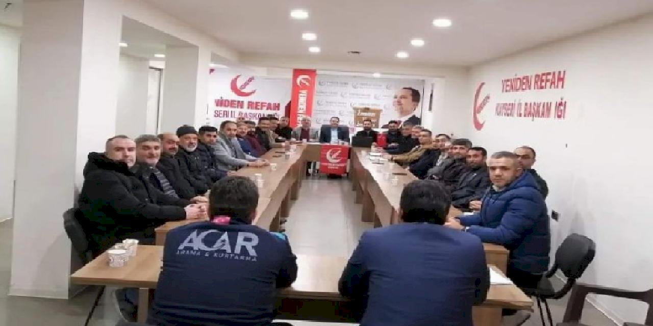 Yeniden Refah Partisi Kayseri'den koordinasyon toplantısı