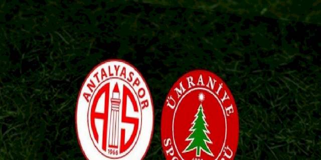 Antalyaspor - Ümraniyespor maçı | CANLI