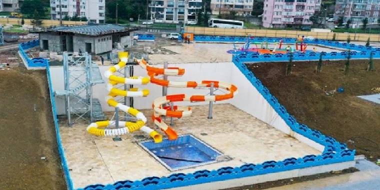 Aquapark tamam, sıra çevre düzenlemesinde