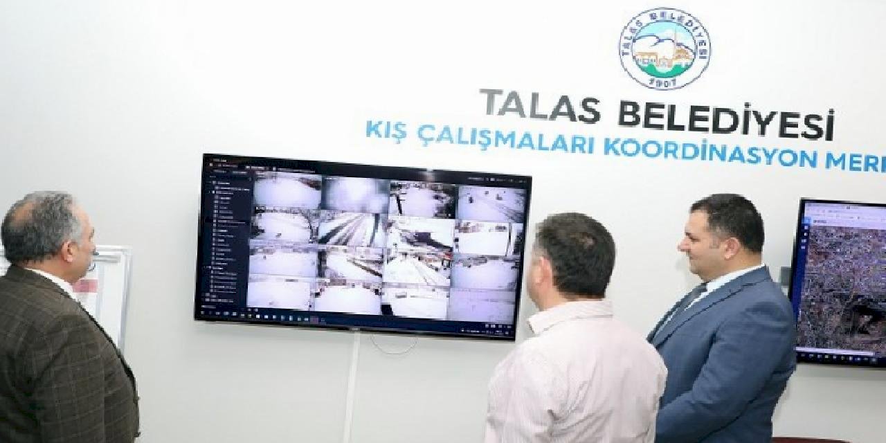 Kayseri Talas'ta yollar açık