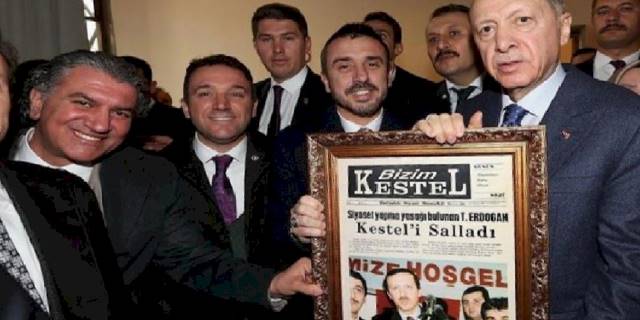 Bursa Kestel'den Cumhurbaşkanı Erdoğan'a anlamlı hediye