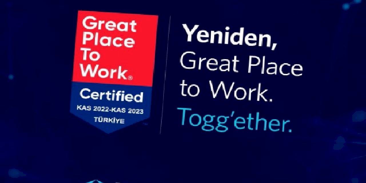 Togg'a 'Great Place to Work' sertifikası