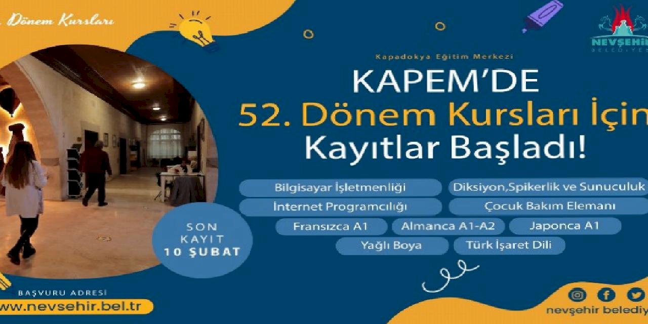 KAPEM'de yeni kayıtlar başladı