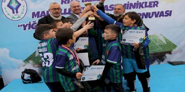 Rize'de 'Çocuk Futbol Turnuvası' sona erdi