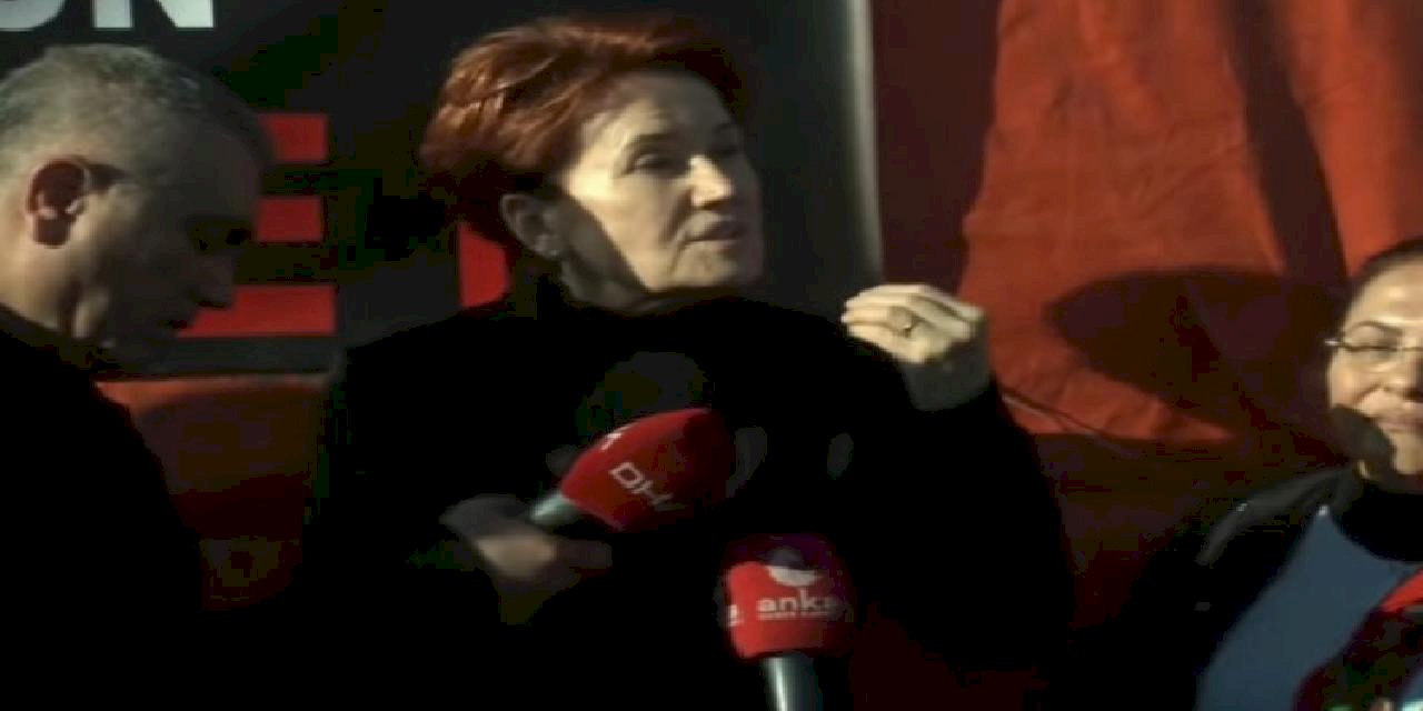 Akşener Kahramanmaraş'ta... Yangın söndürmek için buradayız