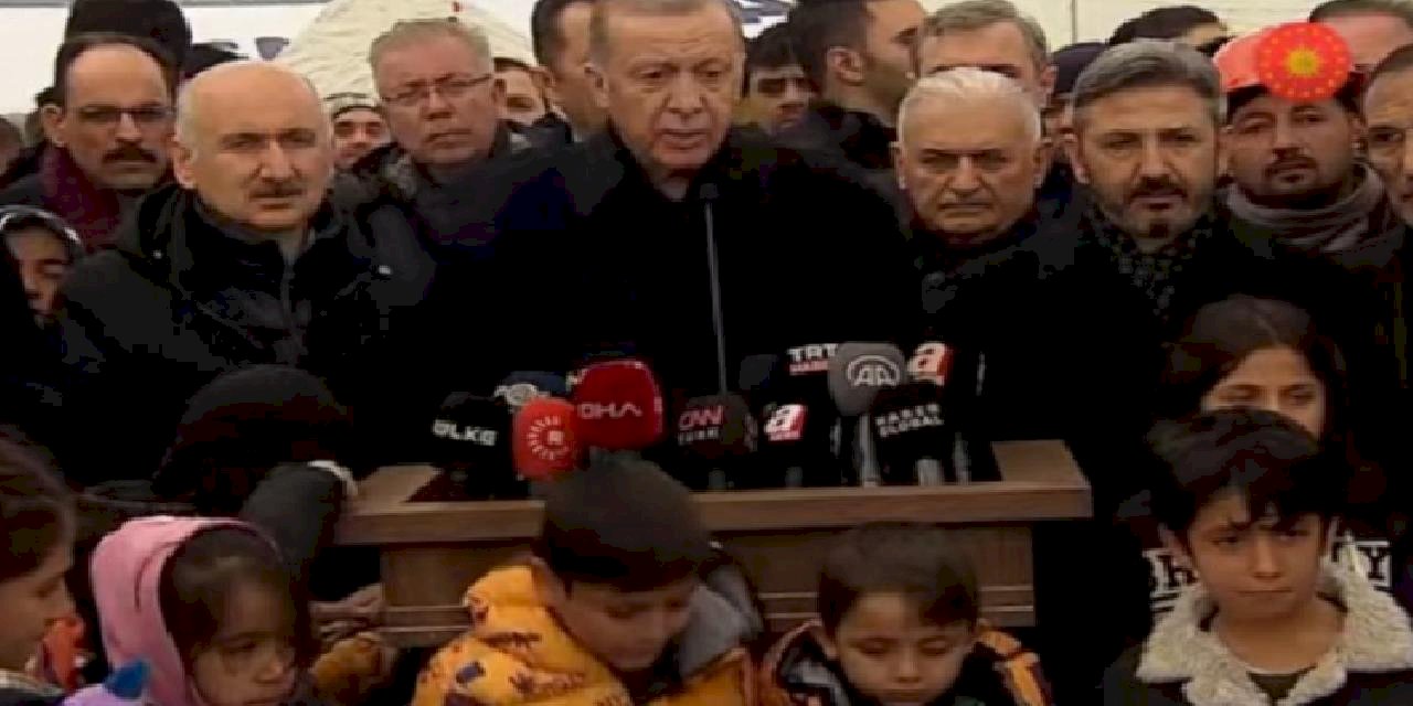 Cumhurbaşkanı Erdoğan Adıyaman'da açıkladı... Depremzedelere kira desteği ve 15 bin TL nakdi yardım