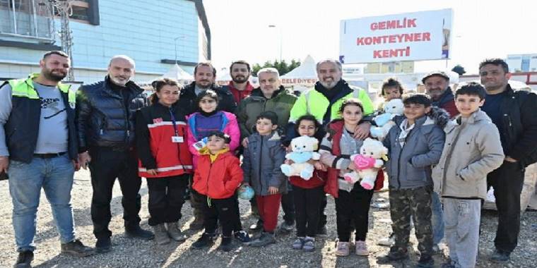 İskenderun'da konteynerler Gemlik'ten, altyapı Bursa Büyükşehir'den