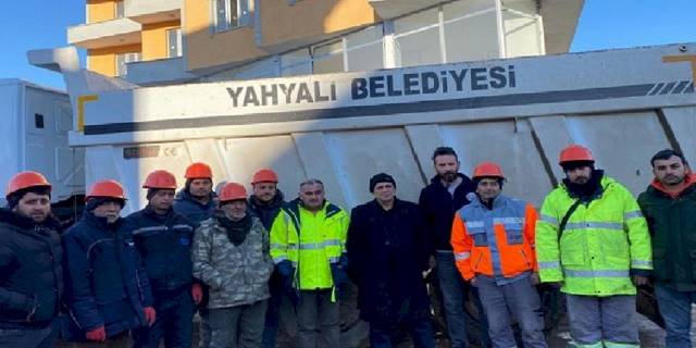 Kayseri Yahyalı'dan Kahramanmaraş'a hijyenik destek