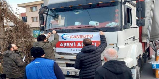 Saadet Bursa'dan deprem bölgesine 15 bin kişilik aşevi