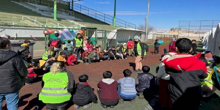 Gaziantep'te depremzedelere psikolojik destek