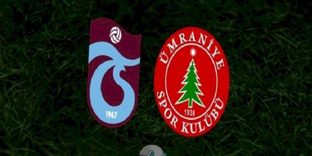 TRABZONSPOR ÜMRANİYESPOR CANLI İZLE 