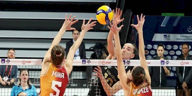 Vakıfbank 3-0 Galatasaray (MAÇ SONUCU-ÖZET) G.Saray'ı geçen Vakıfbank yarı finalde!