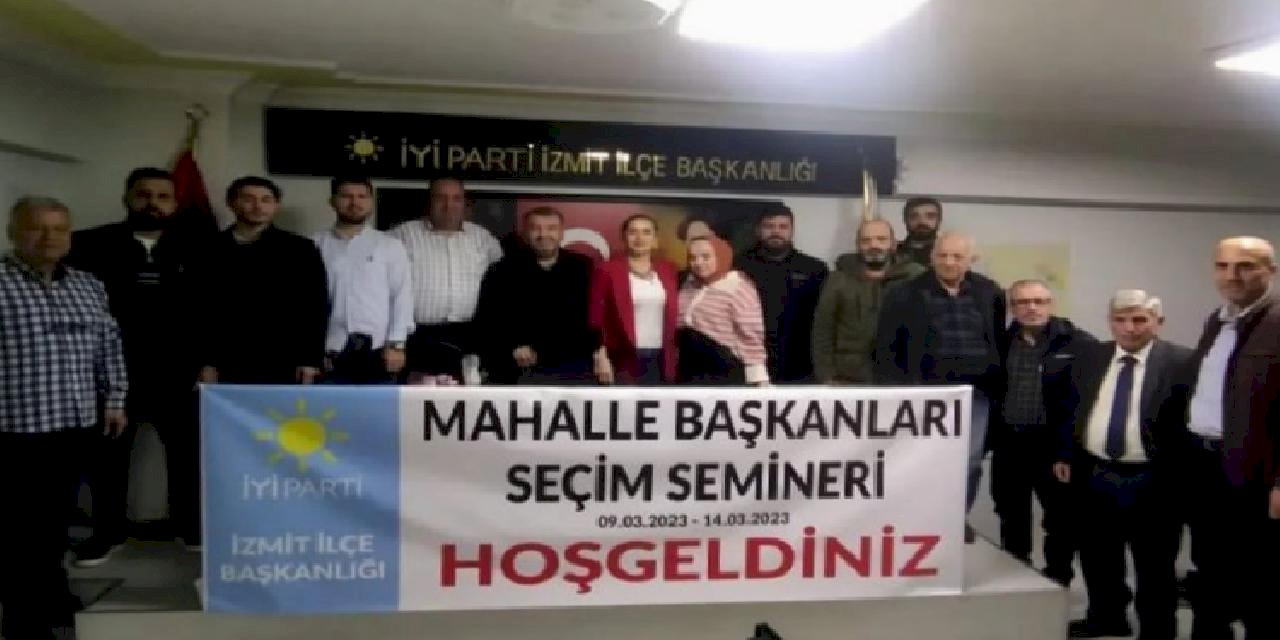 İYİ Parti İzmit'te seçimlere hazırlanıyor