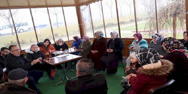 Mehmet Savran'dan mahalle ziyareti