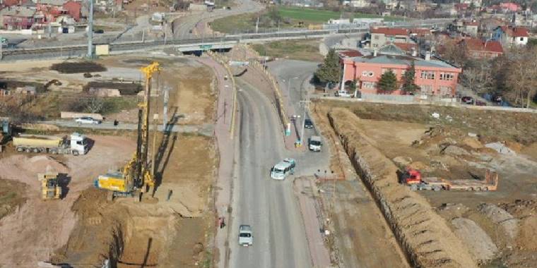 Konya'da Taşköprü altgeçidinde düzenleme çalışmaları