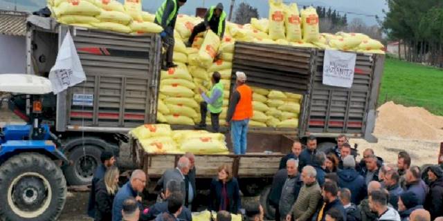 Gaziantep Büyükşehir'den üreticilere gübre desteği