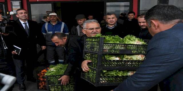 Kayseri protokolünden yardım teşekkürü