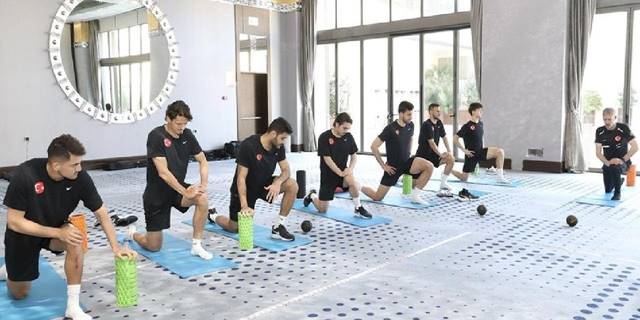 A Milli Futbol Takımı'mız Hırvatistan'a hazır!