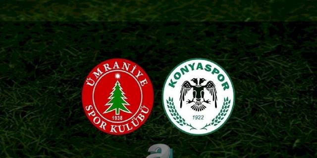 Ümraniyespor - Konyaspor CANLI İZLE (Ümraniyespor - Konyaspor canlı anlatım)