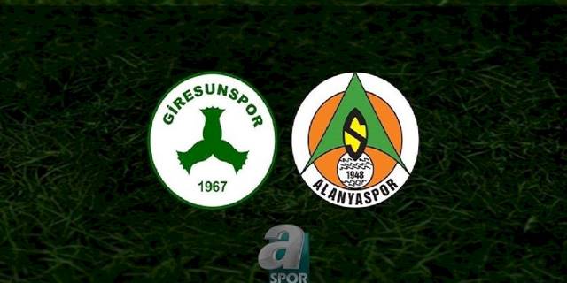 Giresunspor Alanyaspor maçı CANLI İZLE (Giresunspor-Alanyaspor canlı anlatım)