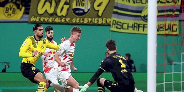 Red Bull Leipzig 2-0 Borussia Dortmund (MAÇ SONUCU - ÖZET) Leipzig yarı finalde!