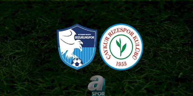 Erzurumspor - Rizespor maçı ne zaman, saat kaçta ve hangi kanalda? | TFF 1. Lig